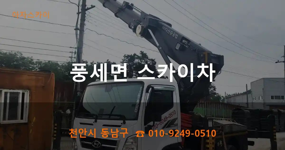 천안시 동남구 풍세면 스카이차