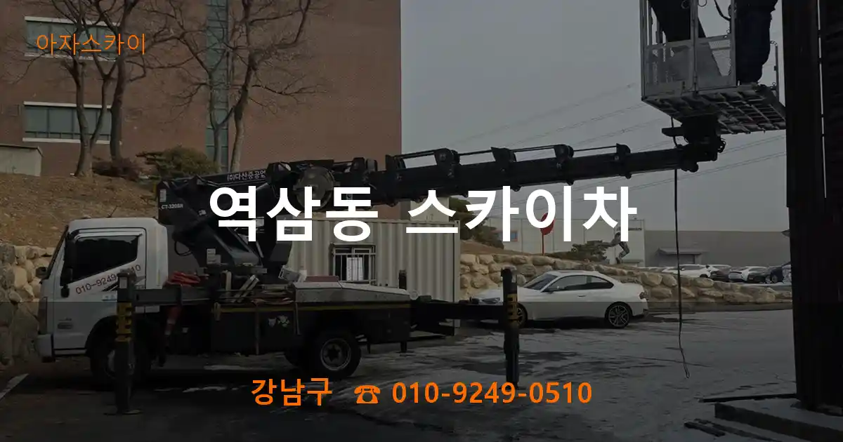 강남구 역삼동 스카이차