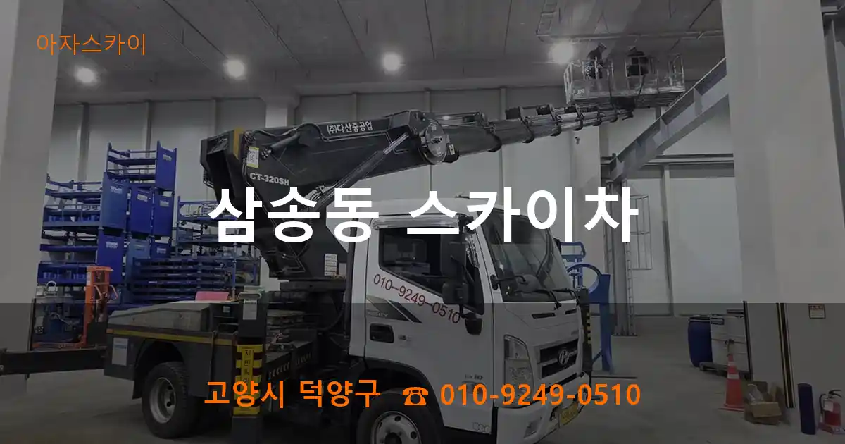 고양시 덕양구 삼송동 스카이차