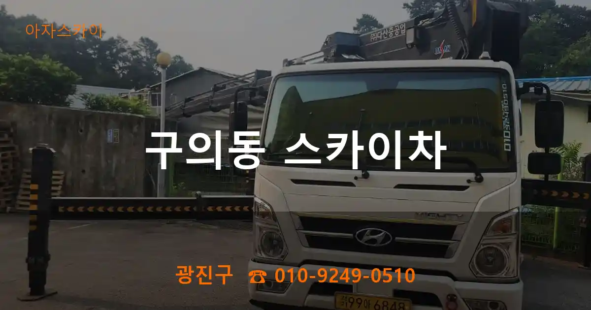 광진구 구의동 스카이차