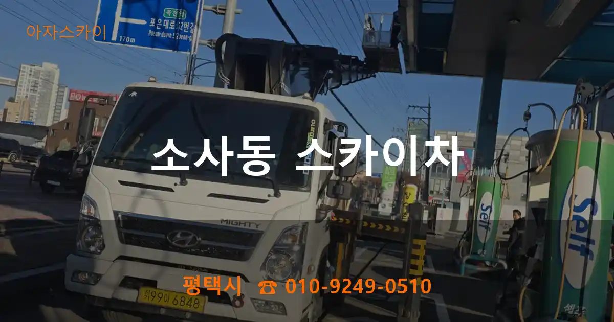 평택시 소사동 스카이차