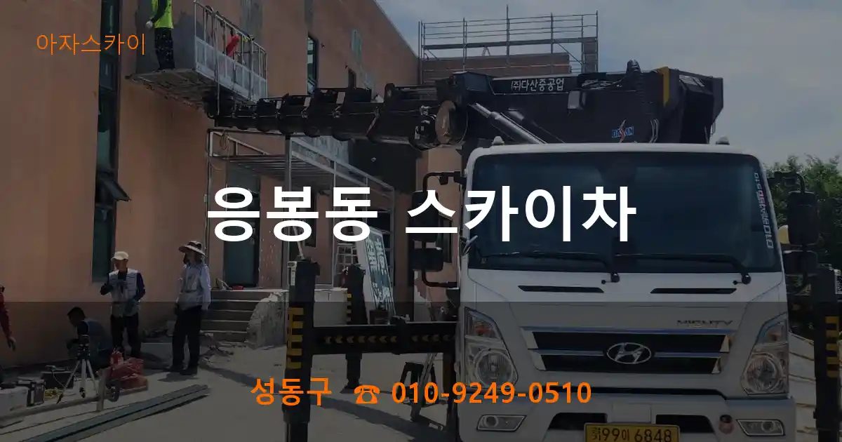 성동구 응봉동 스카이차