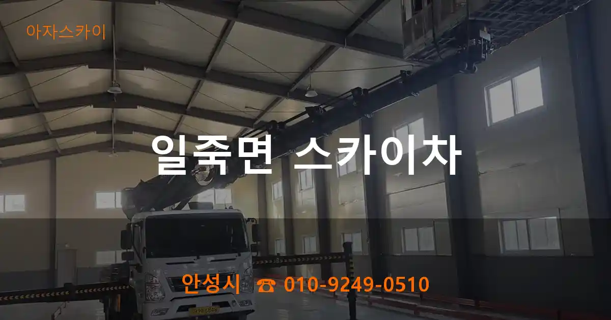 안성시 일죽면 스카이차