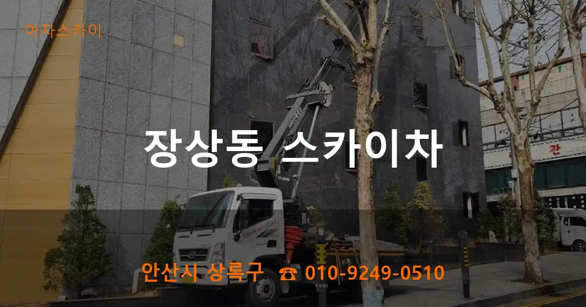 안산시 상록구 장상동 스카이차