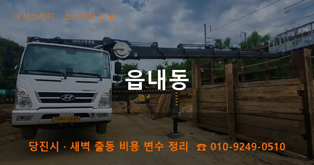 당진 읍내동 스카이차 비용 작업