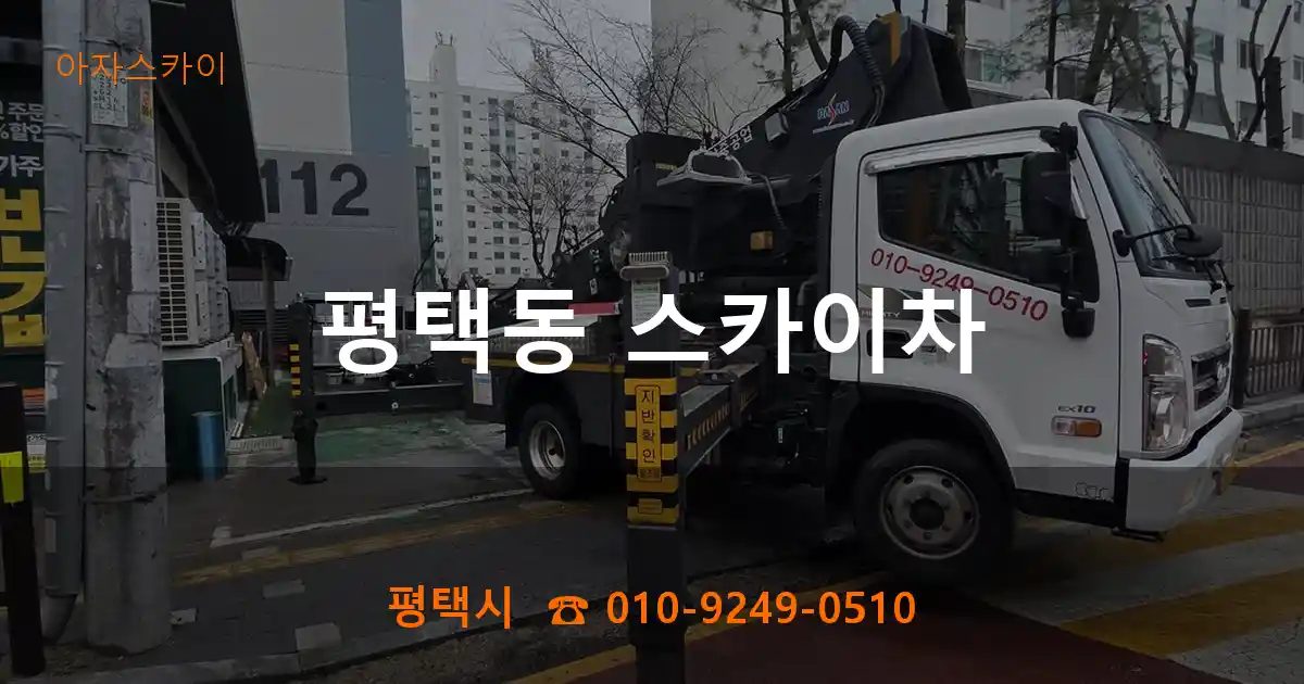 평택시 평택동 스카이차