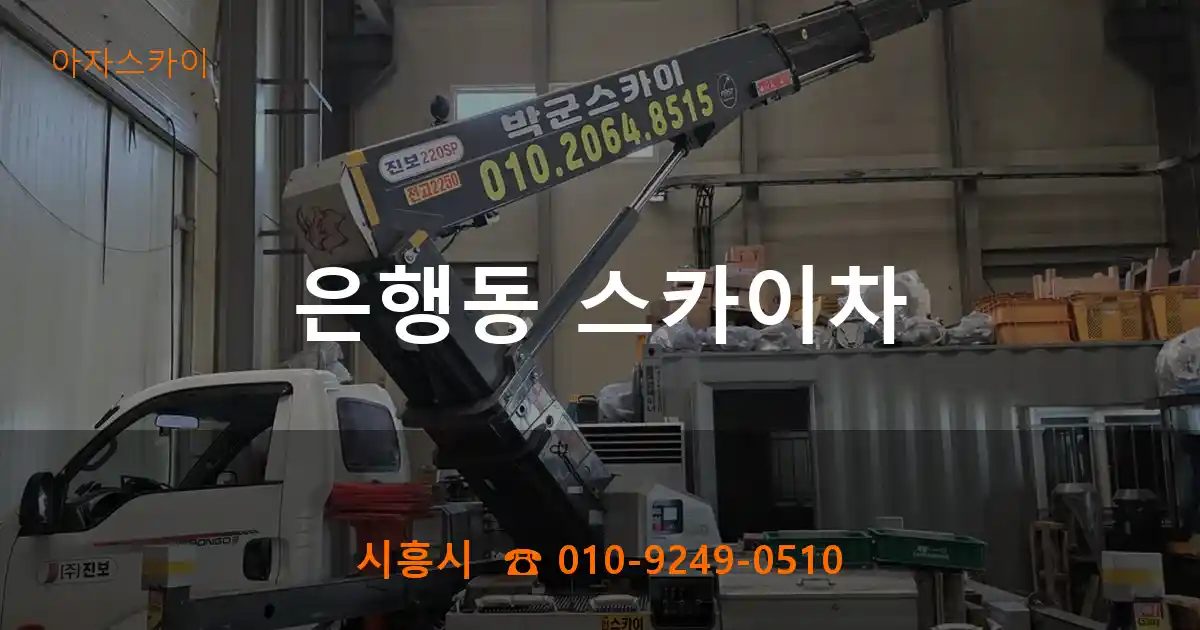 시흥시 은행동 스카이차