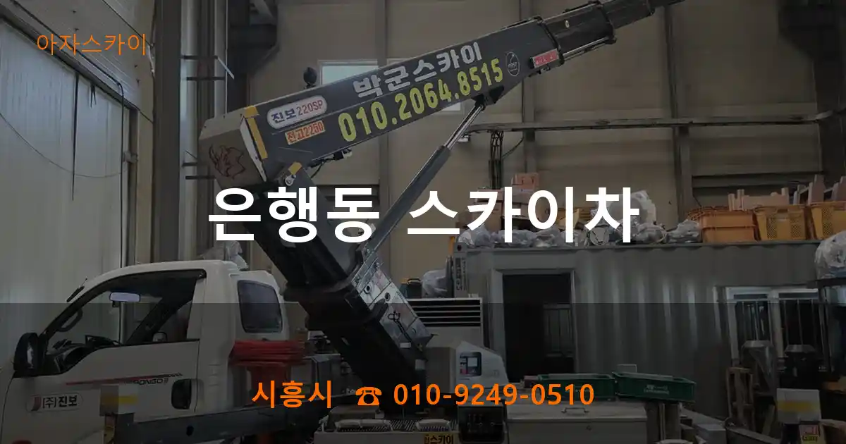 시흥시 은행동 스카이차