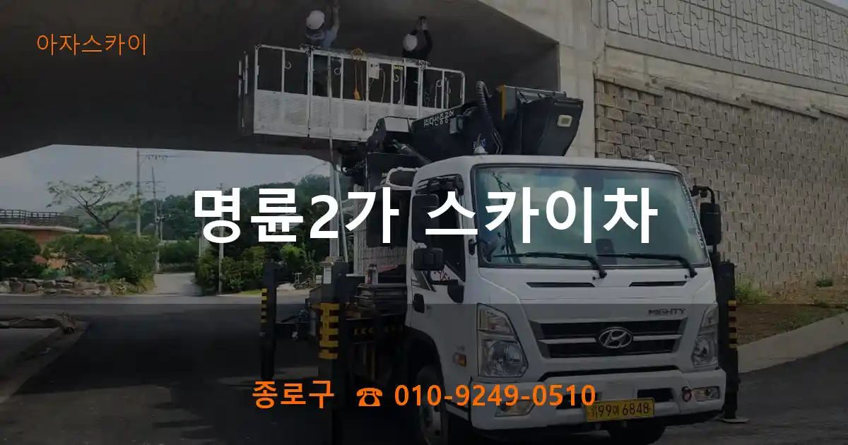 종로구 명륜2가 스카이차