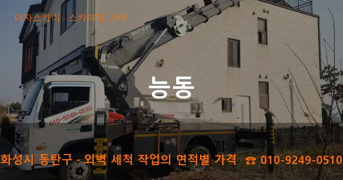 화성시 동탄구 능동 스카이차 가격 작업