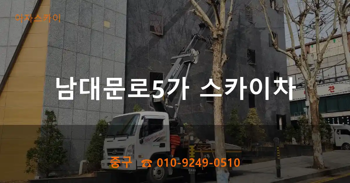 중구 남대문로5가 스카이차