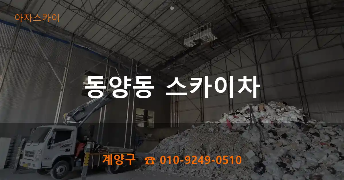 계양구 동양동 스카이차