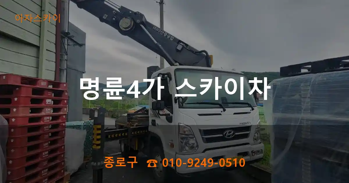 종로구 명륜4가 스카이차