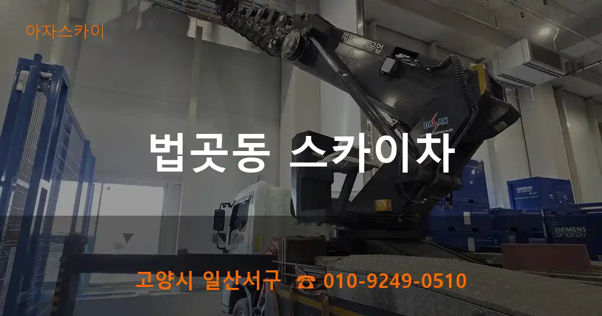 고양시 일산서구 법곳동 스카이차