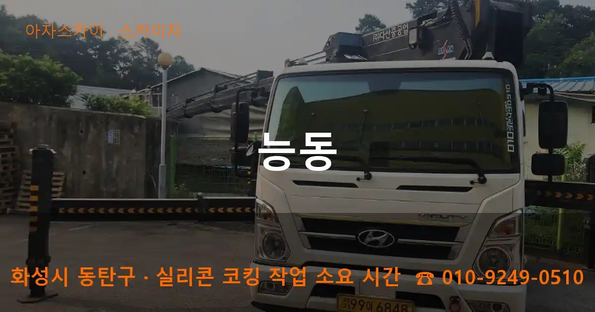 화성시 동탄구 능동 스카이차 작업