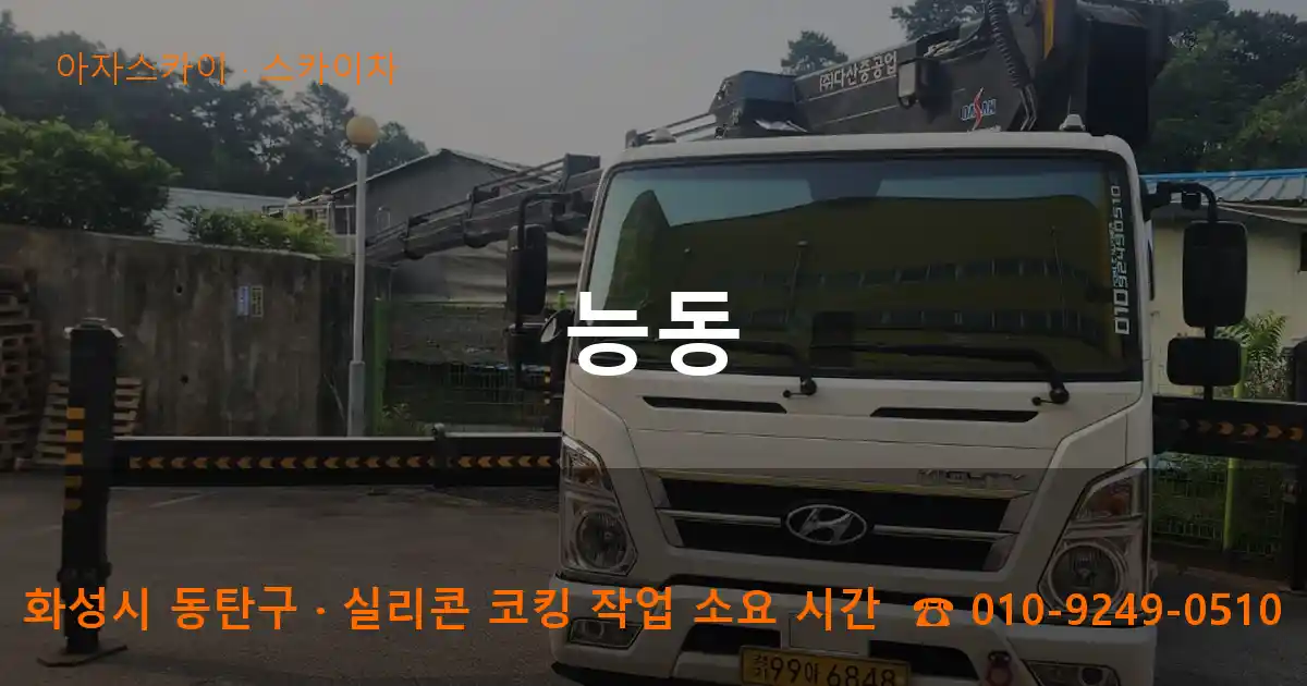 화성시 동탄구 능동 스카이차 작업