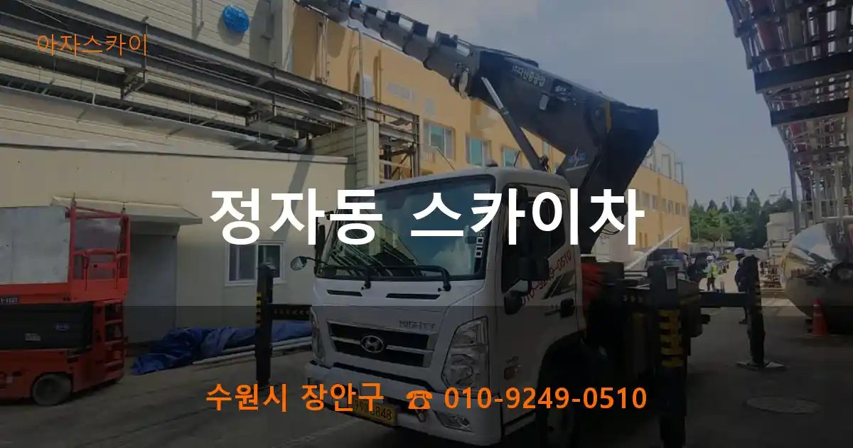 수원시 장안구 정자동 스카이차