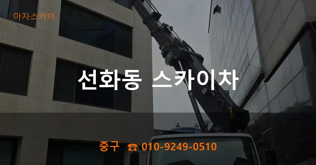 중구 선화동 스카이차