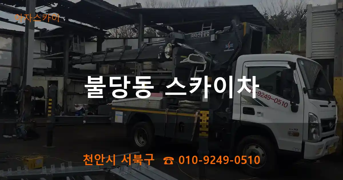 천안시 서북구 불당동 스카이차