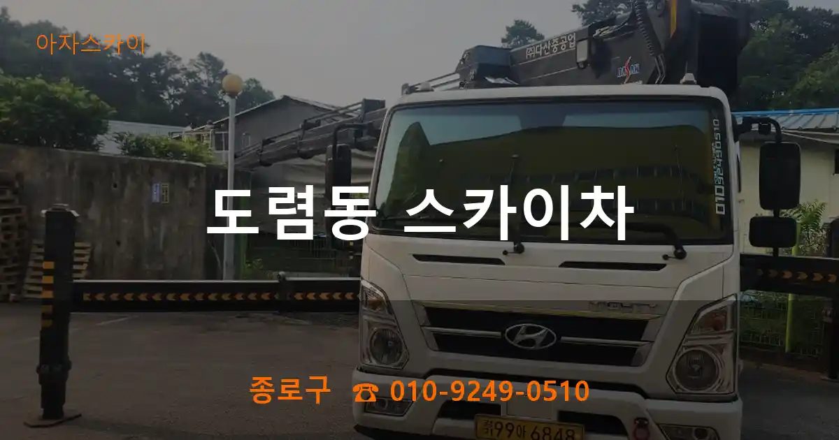 종로구 도렴동 스카이차