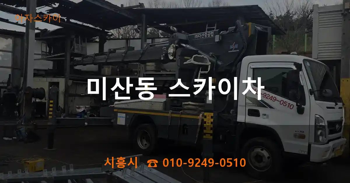 시흥시 미산동 스카이차