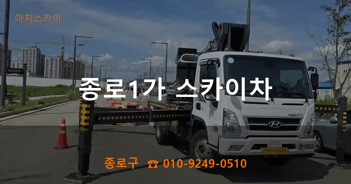 종로구 종로1가 스카이차