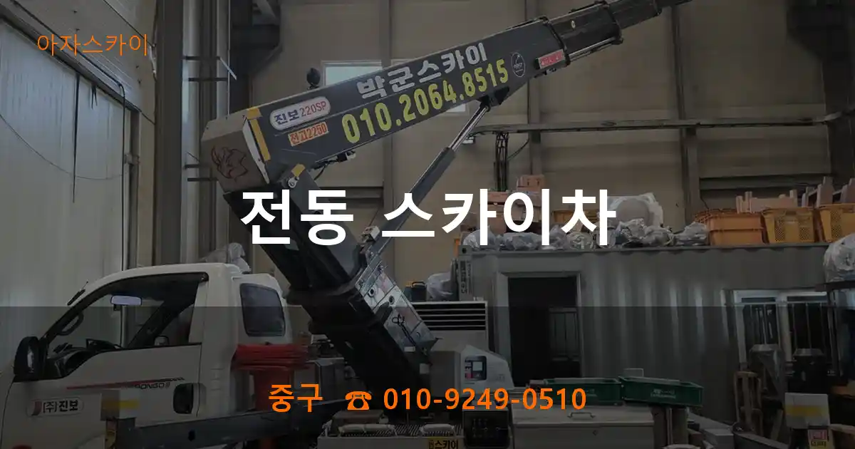 중구 전동 스카이차