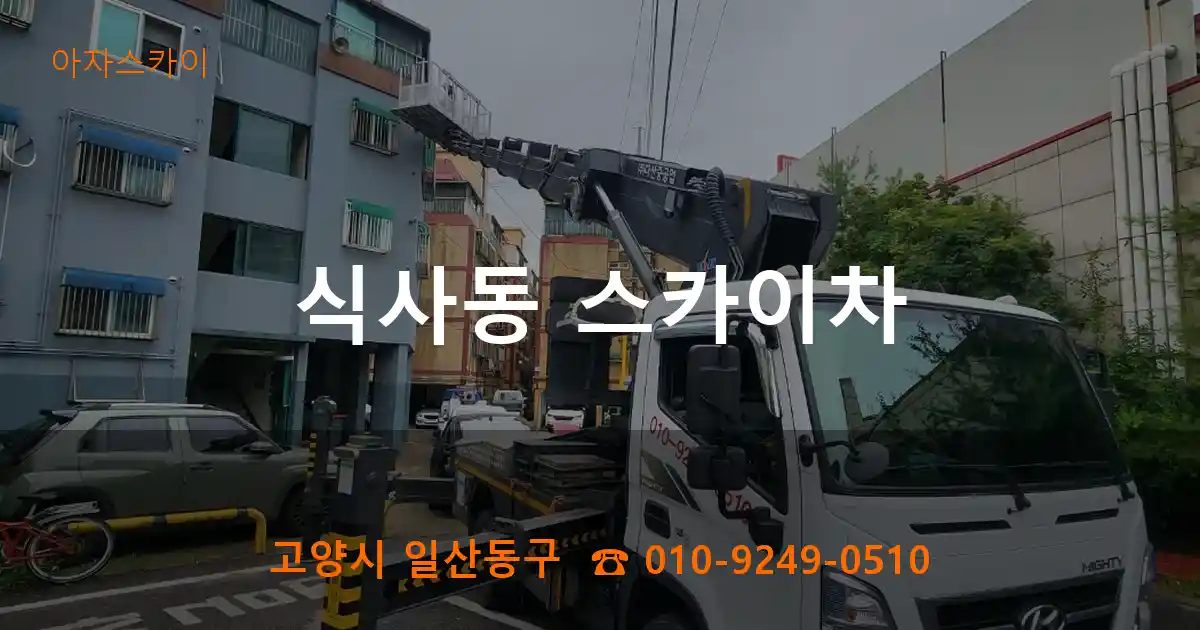 고양시 일산동구 식사동 스카이차