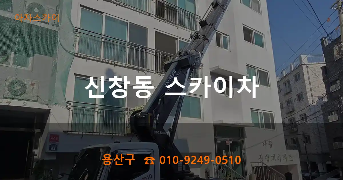 용산구 신창동 스카이차
