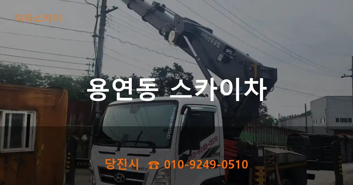 당진시 용연동 스카이차