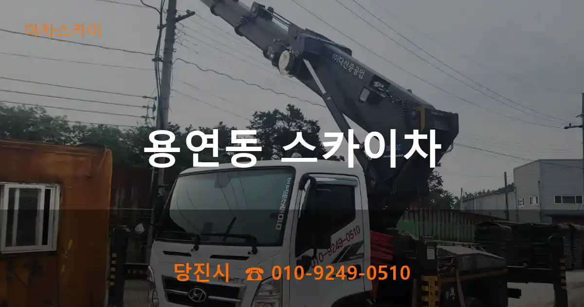 당진시 용연동 스카이차