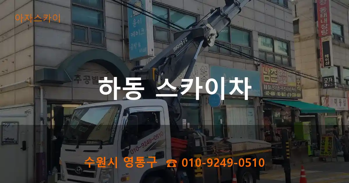 수원시 영통구 하동 스카이차