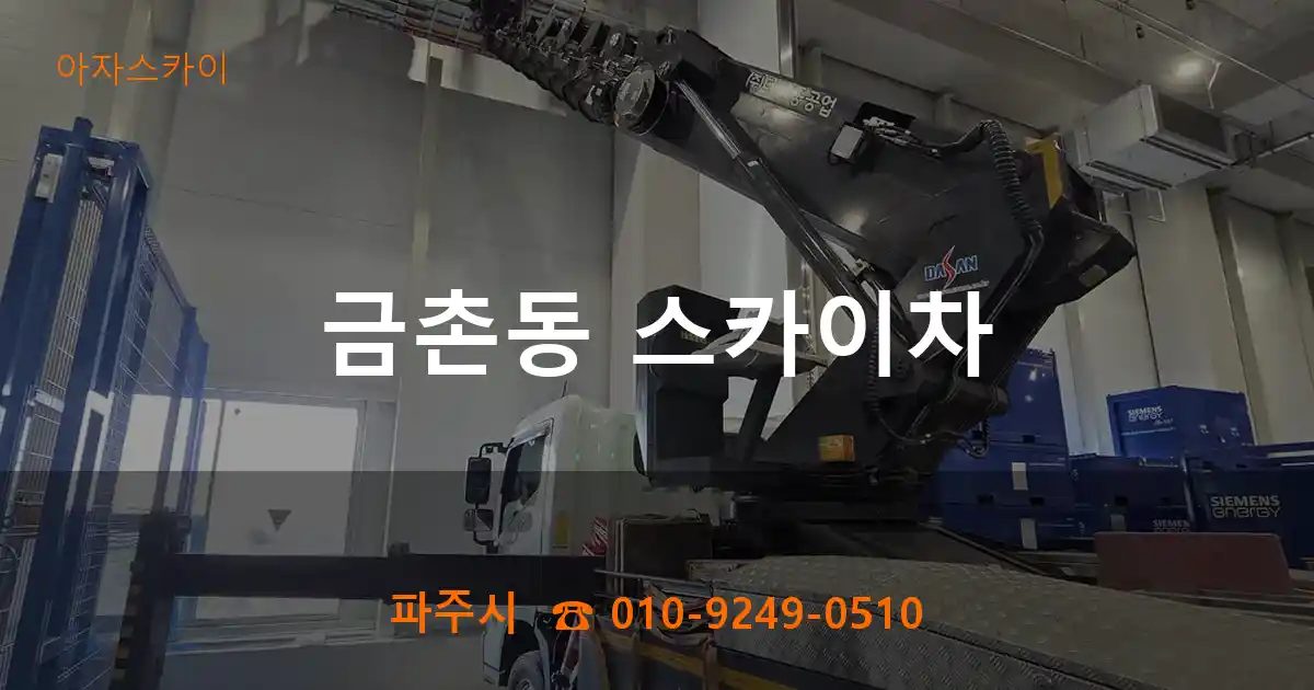 파주시 금촌동 스카이차
