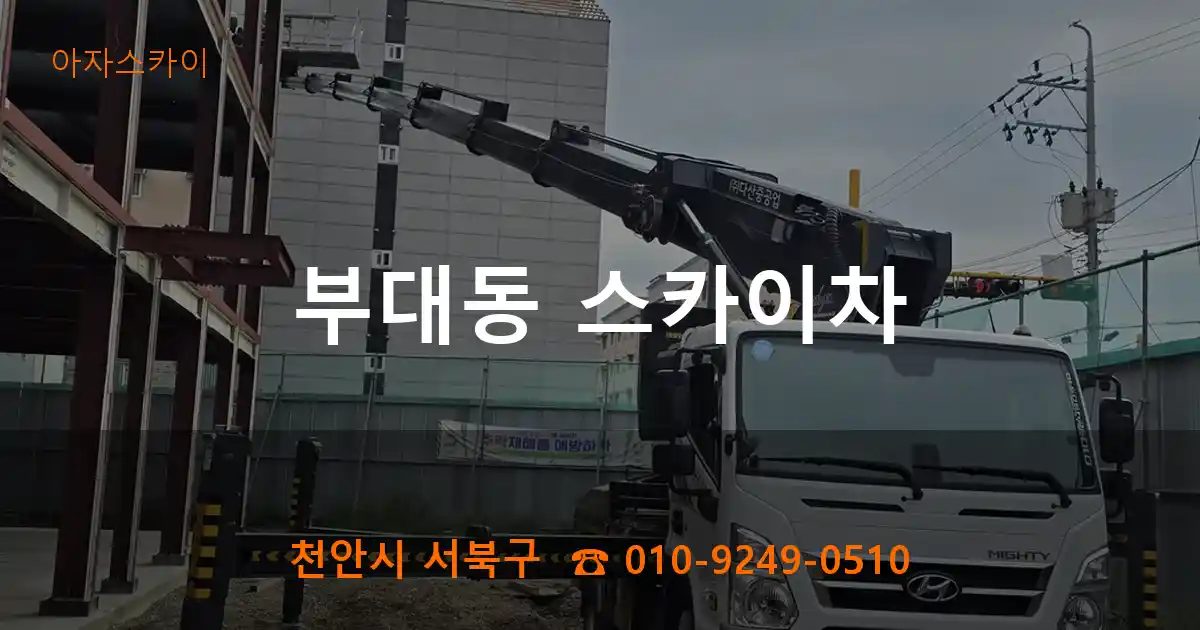 천안시 서북구 부대동 스카이차