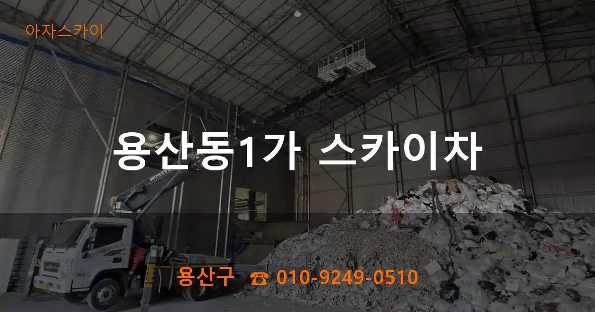 용산구 용산동1가 스카이차