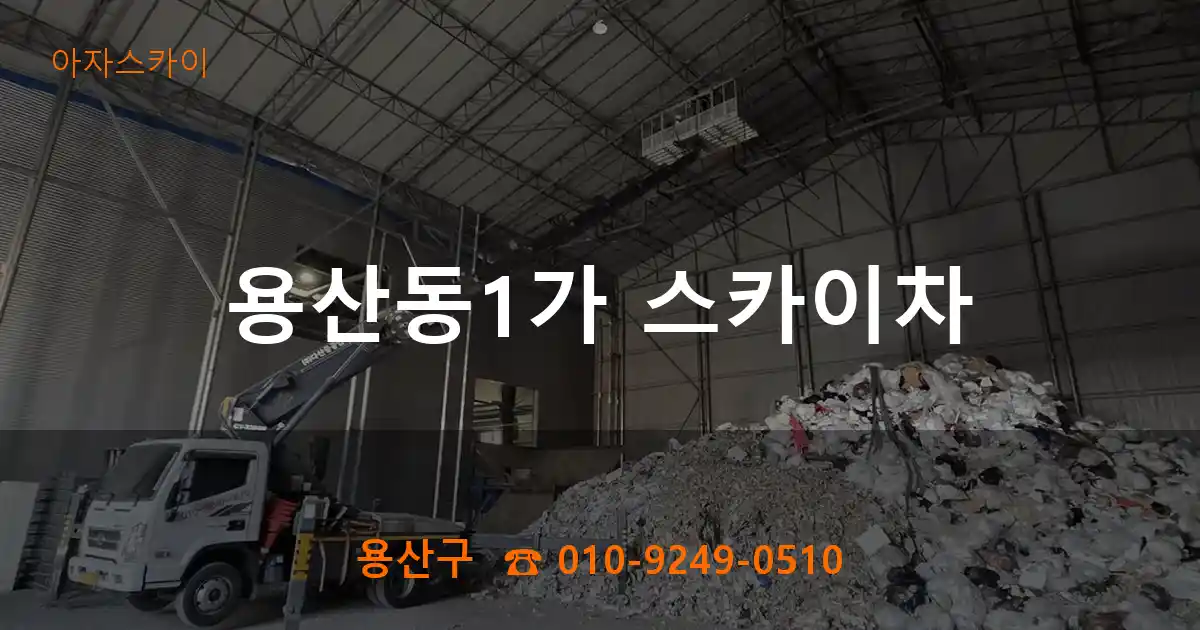 용산구 용산동1가 스카이차