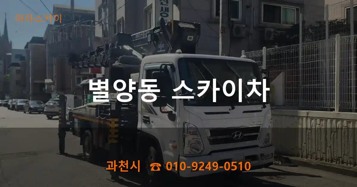 과천시 별양동 스카이차