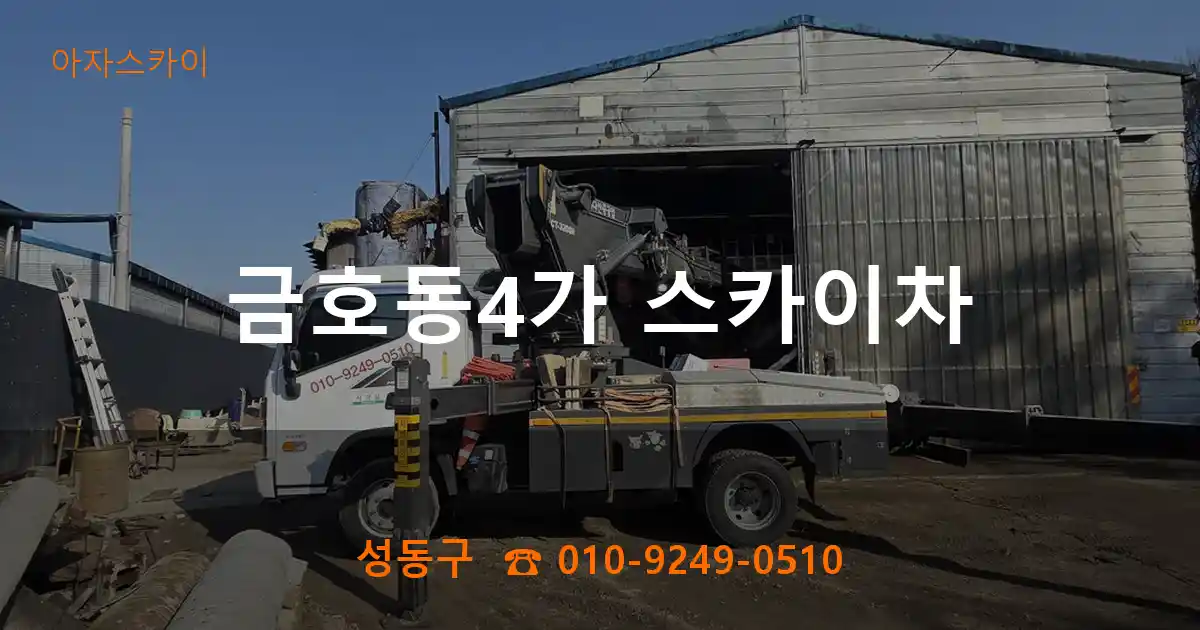 성동구 금호동4가 스카이차