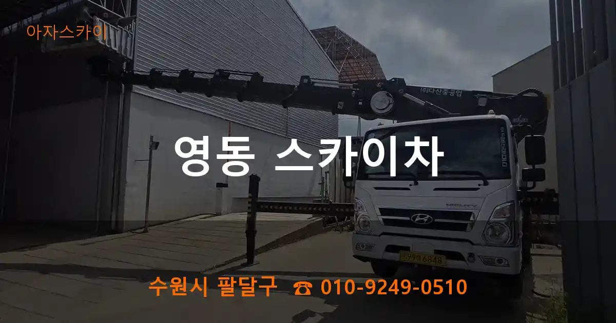 수원시 팔달구 영동 스카이차