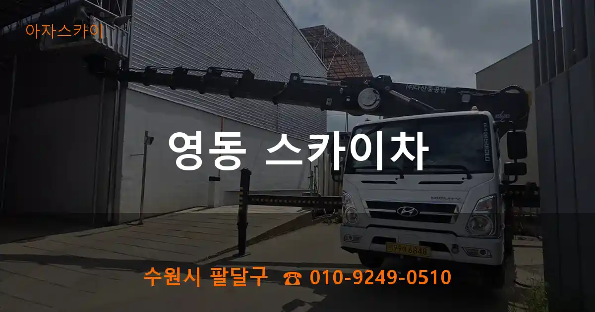 수원시 팔달구 영동 스카이차