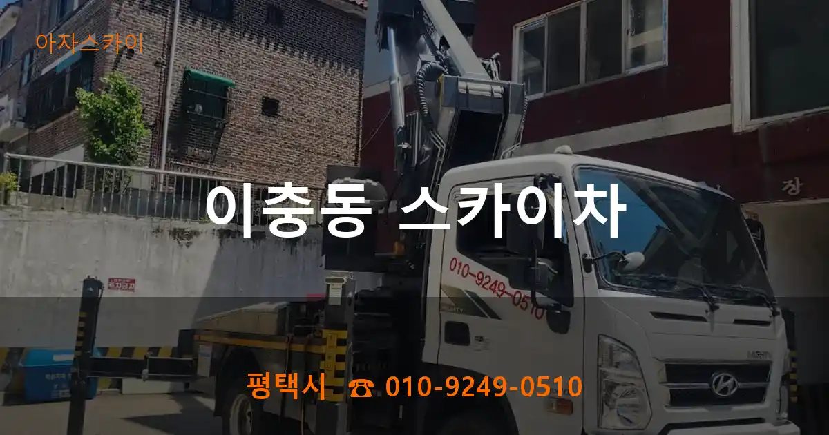 평택시 이충동 스카이차