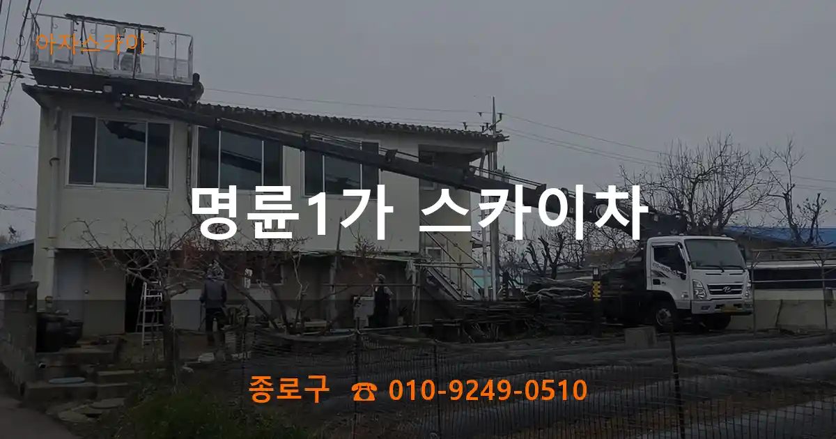 종로구 명륜1가 스카이차