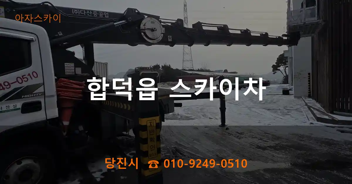 당진시 합덕읍 스카이차