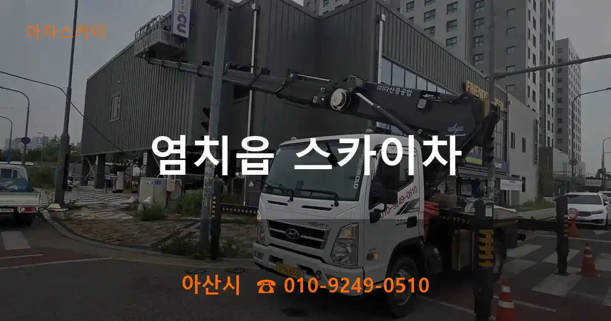 아산시 염치읍 스카이차