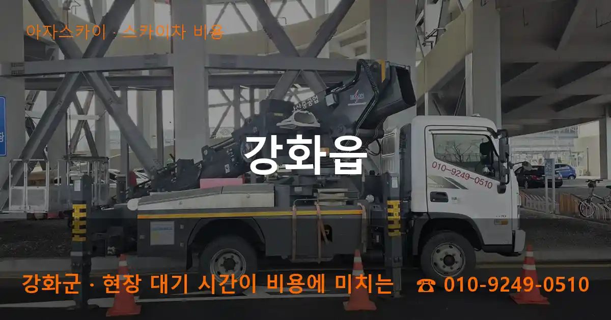 강화군 강화읍 스카이차 비용 작업