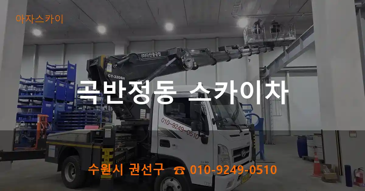 수원시 권선구 곡반정동 스카이차