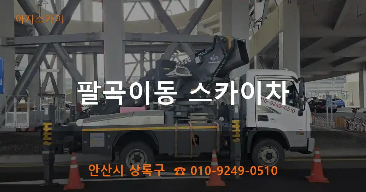 안산시 상록구 팔곡이동 스카이차