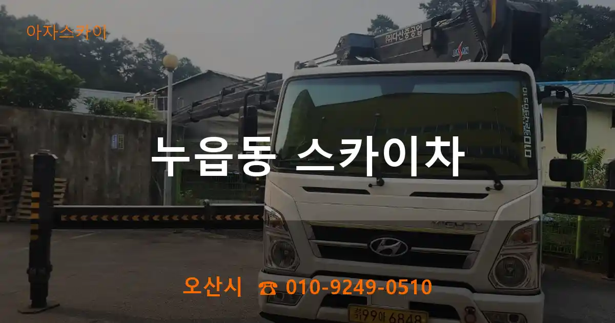 오산시 누읍동 스카이차