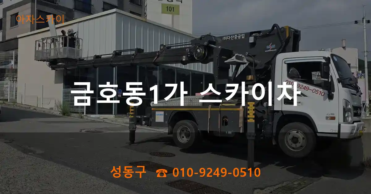 성동구 금호동1가 스카이차