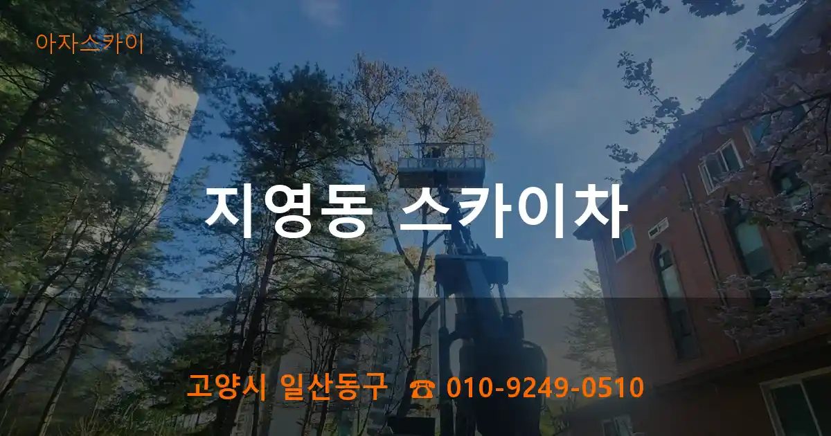 고양시 일산동구 지영동 스카이차